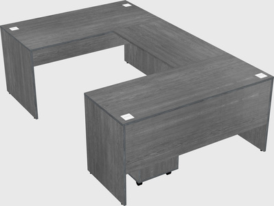 U-shaped desk