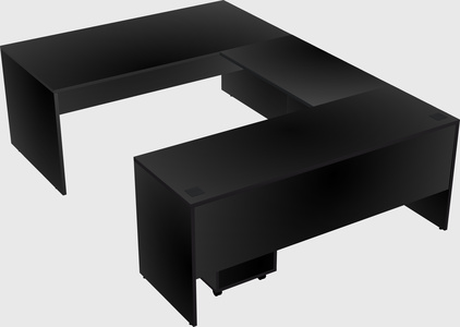 U-shaped desk