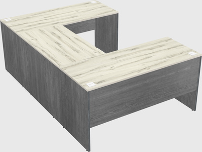 U-shaped desk