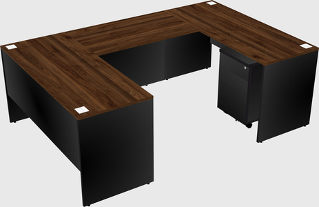 U-shaped desk