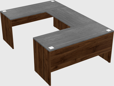 U-shaped desk