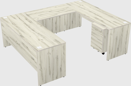 U-shaped desk