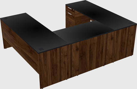 U-shaped desk