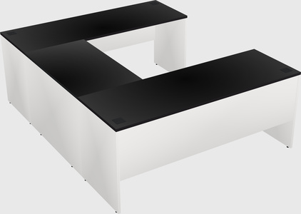 U-shaped desk