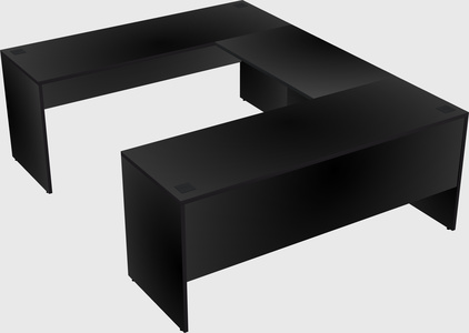U-shaped desk