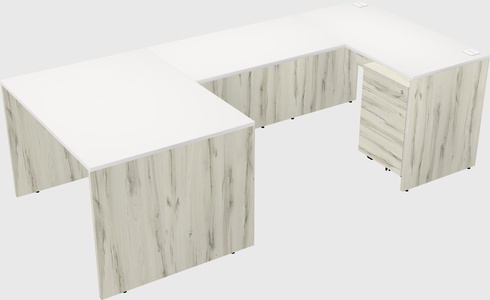 U-shaped desk