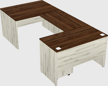 U-shaped desk