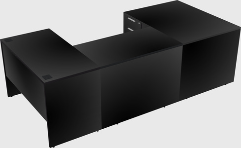 U-shaped desk