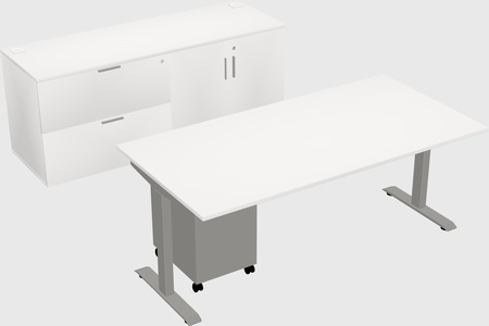 Height-adjustable desk - grade 3