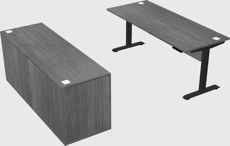 Single motor electric desk