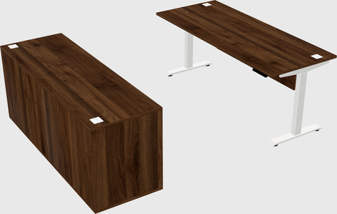 Single motor electric desk