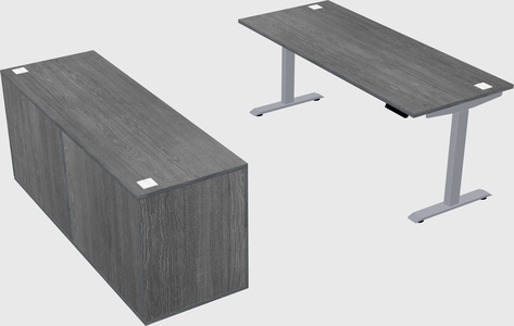 Single motor electric desk