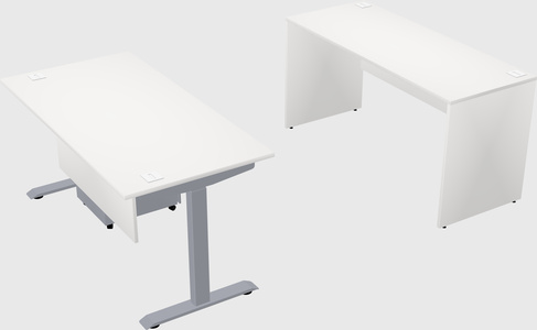 Single motor electric desk