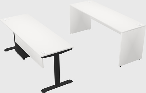Single motor electric desk