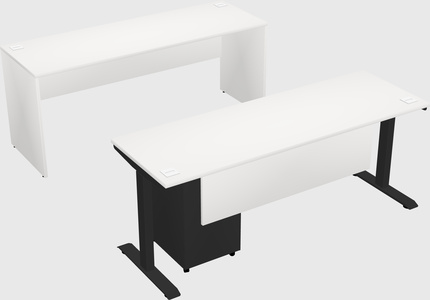 Single motor electric desk