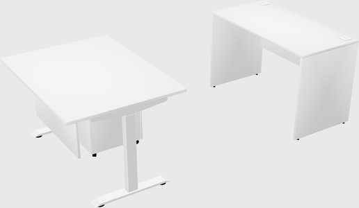 Single motor electric desk