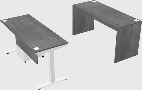 Single motor electric desk