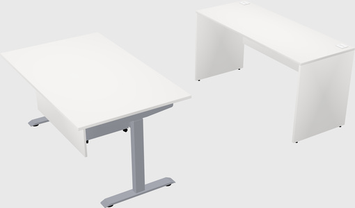 Single motor electric desk