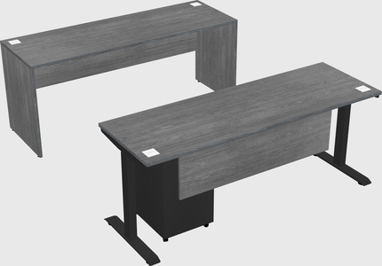Single motor electric desk