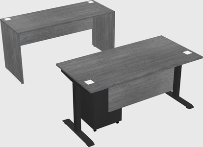 Single motor electric desk