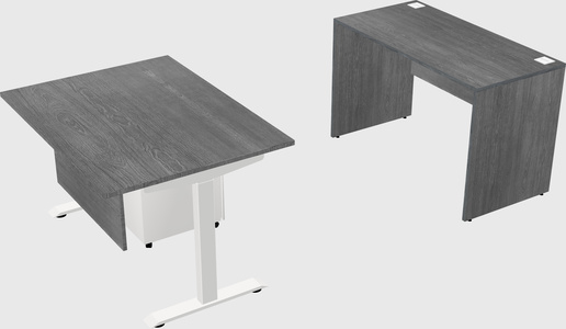 Single motor electric desk