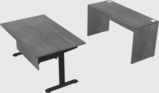 Single motor electric desk