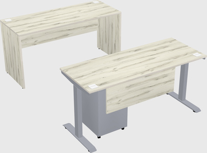 Single motor electric desk