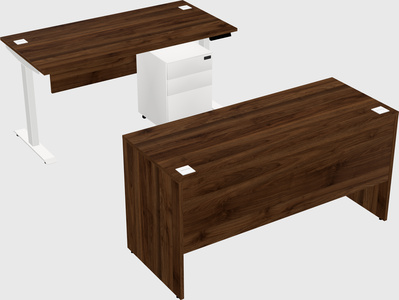 Single motor electric desk