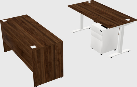 Single motor electric desk