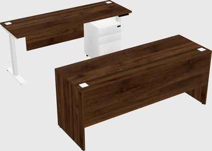 Single motor electric desk