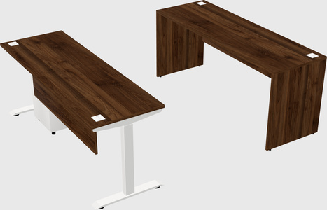 Single motor electric desk