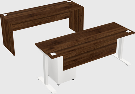 Single motor electric desk