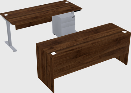 Single motor electric desk