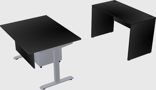 Single motor electric desk