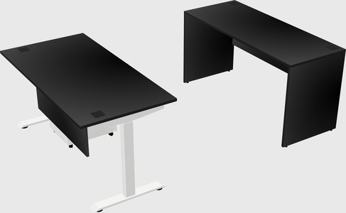 Single motor electric desk