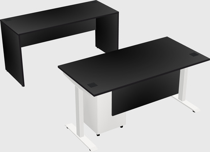 Single motor electric desk