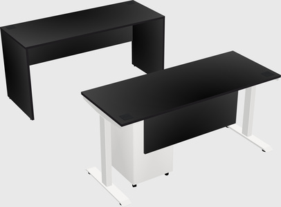 Single motor electric desk
