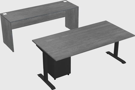 Single motor electric desk