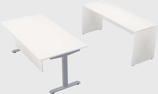 Single motor electric desk