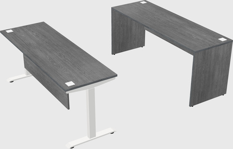 Single motor electric desk