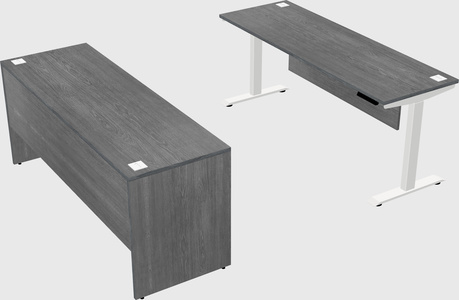 Single motor electric desk