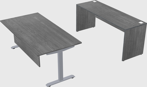 Single motor electric desk