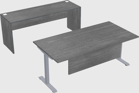 Single motor electric desk