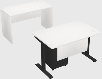 Single motor electric desk