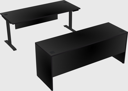 Single motor electric desk