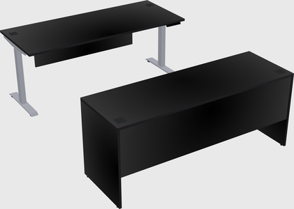 Single motor electric desk