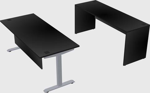 Single motor electric desk