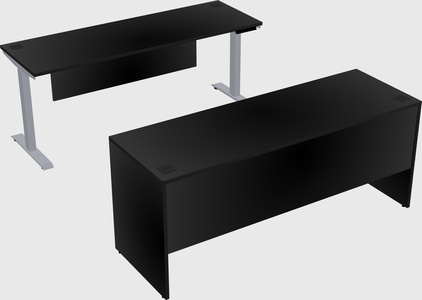 Single motor electric desk