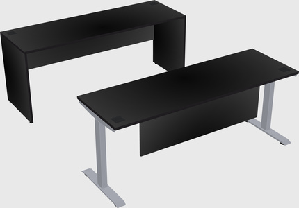 Single motor electric desk