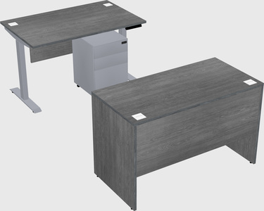 Single motor electric desk